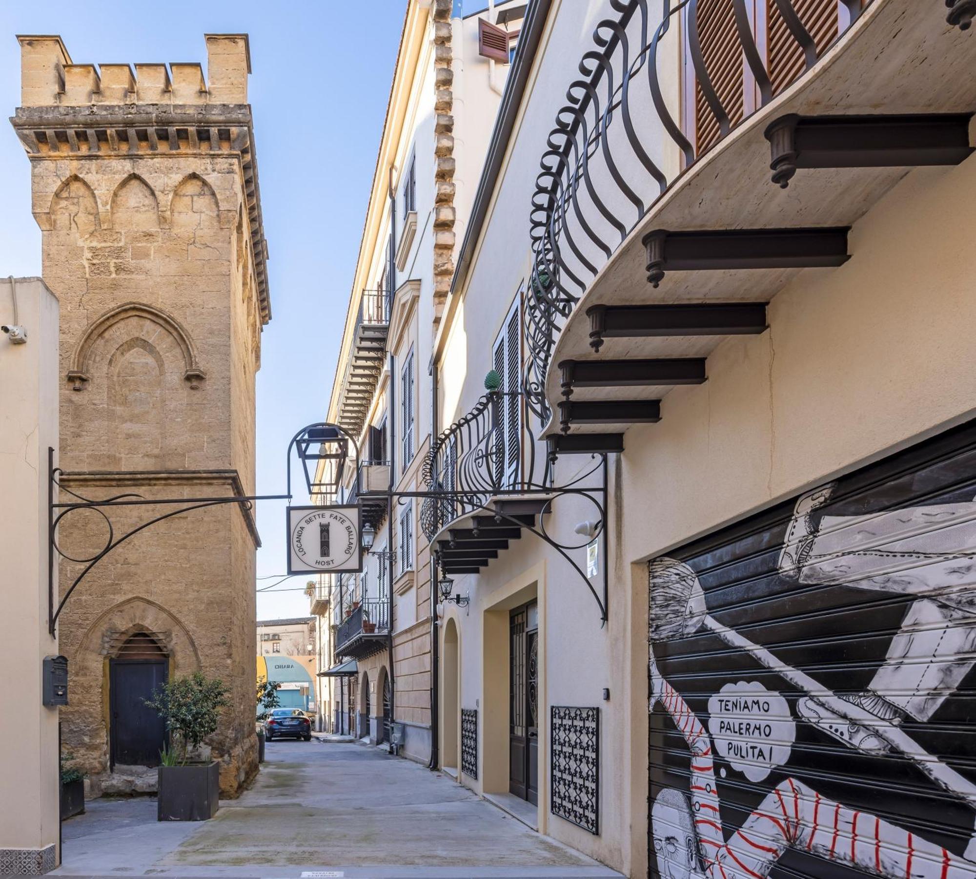 Locanda Sette Fate Spa E Solarium Palermo Bagian luar foto